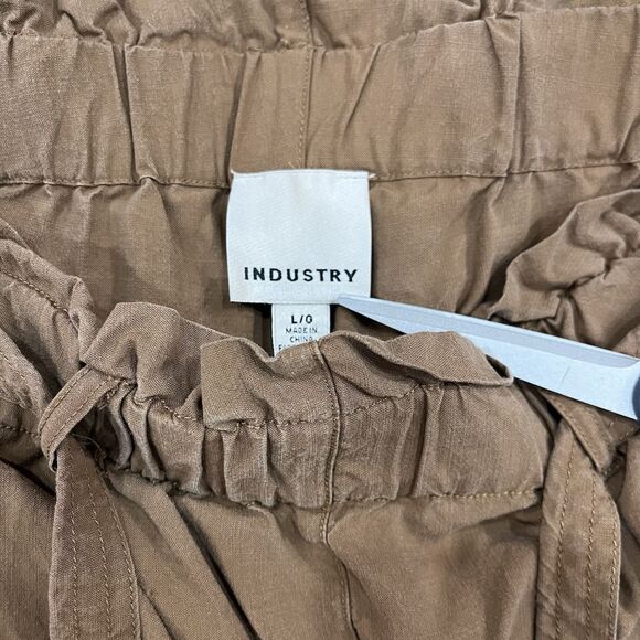 Industry Republic Clothing Wide Leg Paper Bag Pants Size Large - Picture 7 of 7